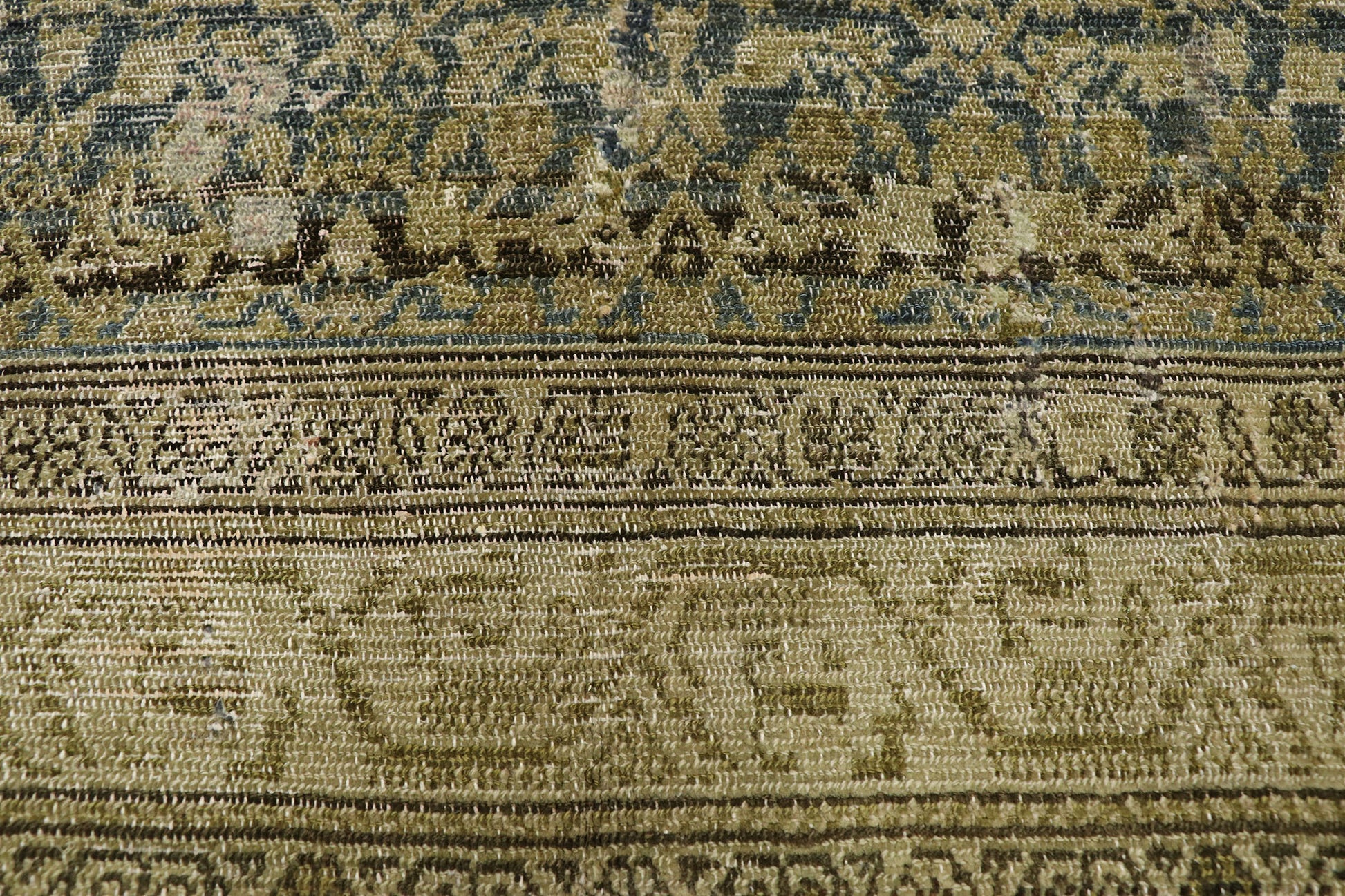 7 x 15 Antique Persian Malayer Gallery Rug 51881
