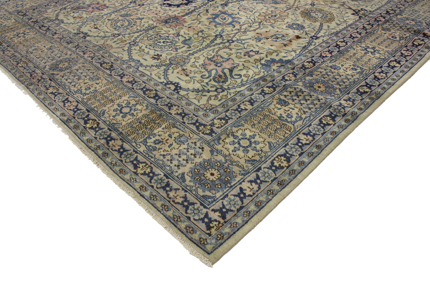7 x 9 Vintage Persian Tabriz Rug 51883