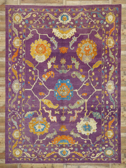 10 x 14 Oushak Rug 51889