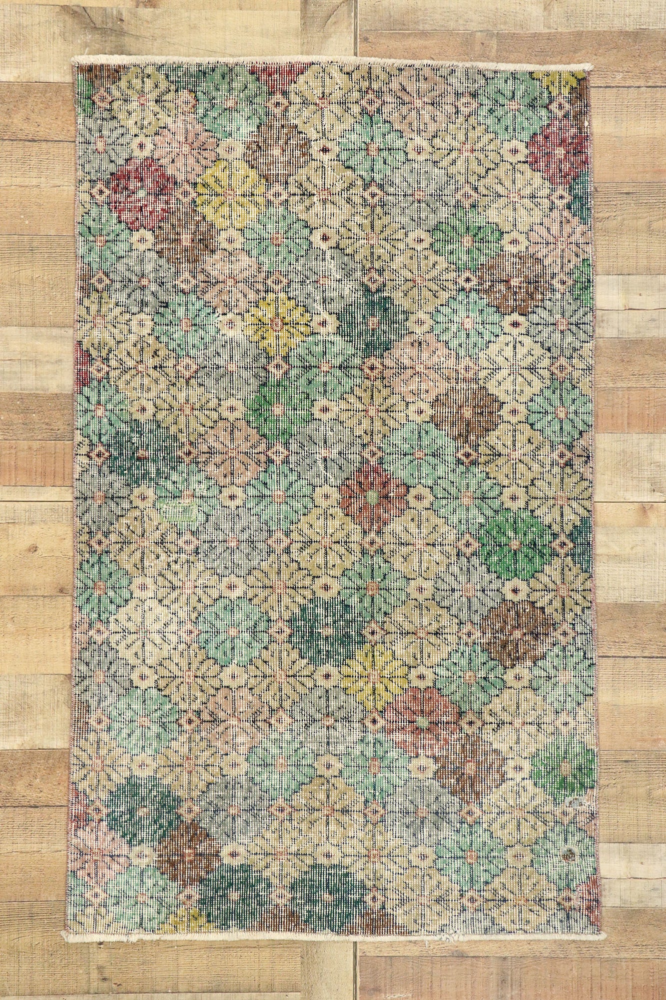 3 x 5 Zeki Muren Vintage Sivas Rug 51893