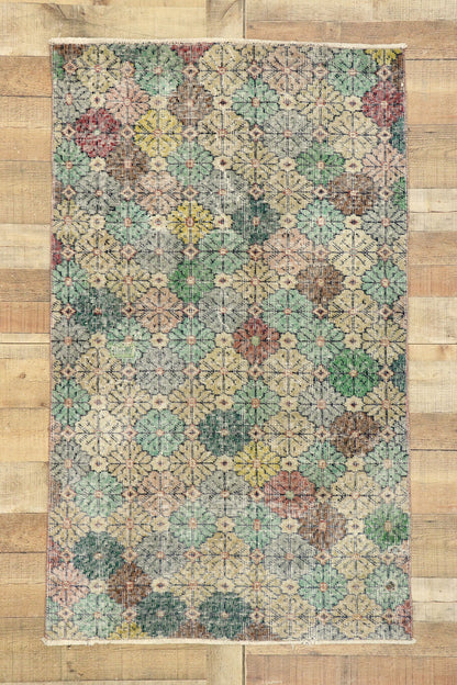 3 x 5 Zeki Muren Vintage Sivas Rug 51893
