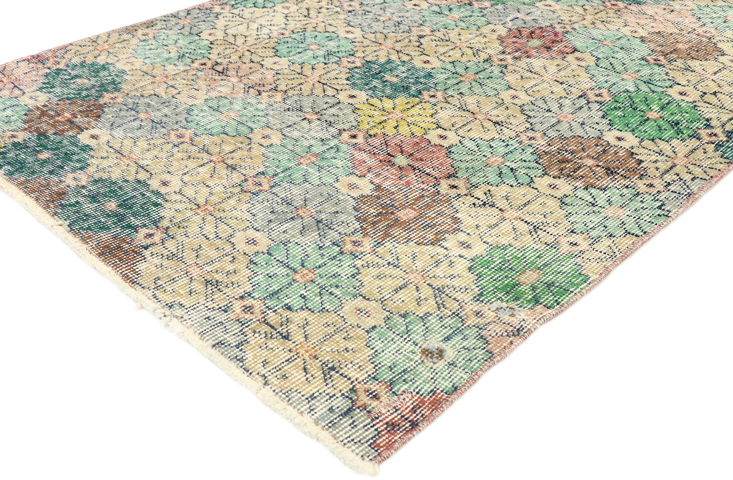 3 x 5 Zeki Muren Vintage Sivas Rug 51893
