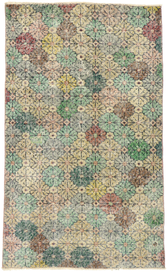 3 x 5 Zeki Muren Vintage Sivas Rug 51893