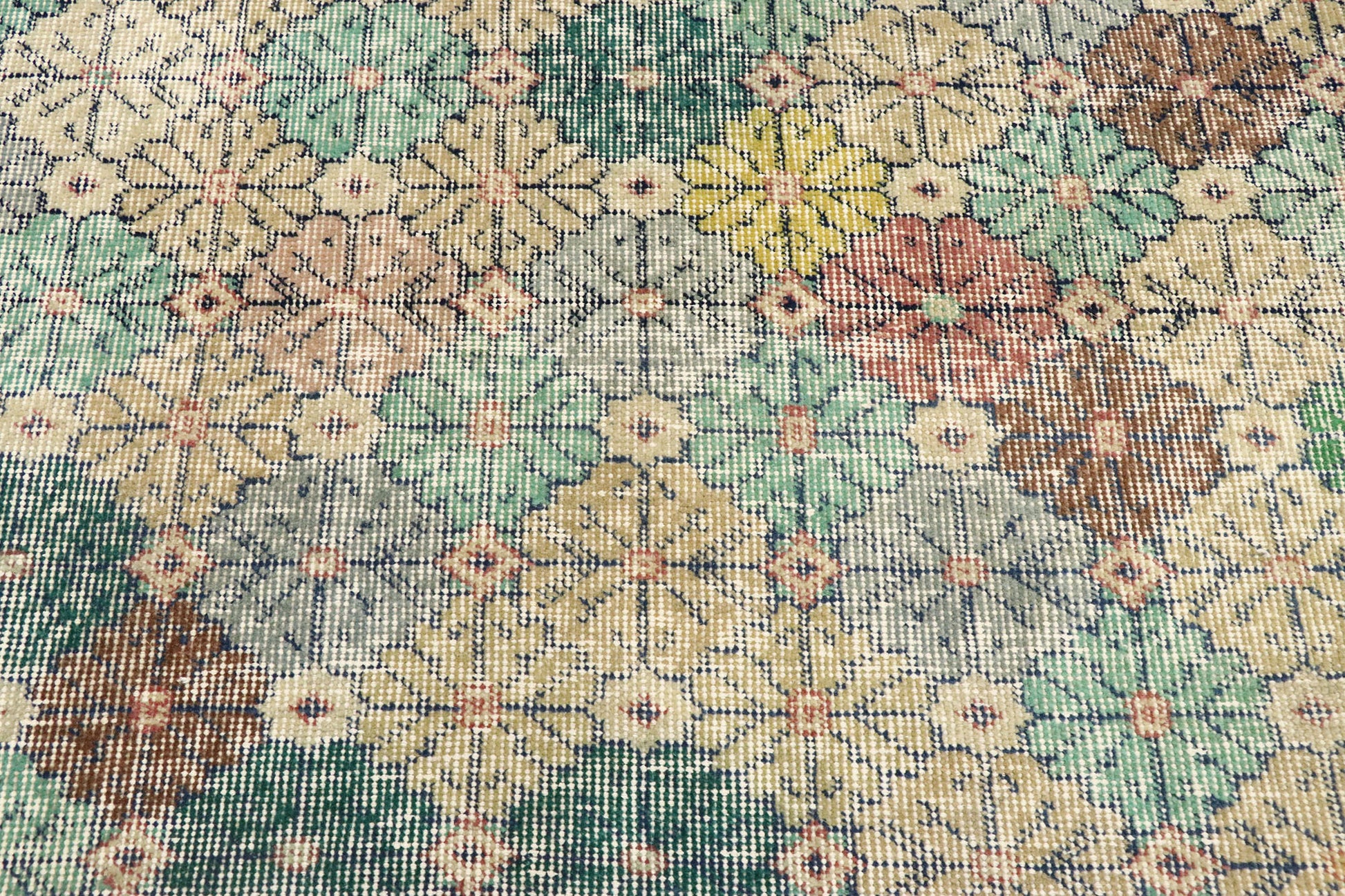 3 x 5 Zeki Muren Vintage Sivas Rug 51893