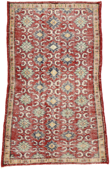 3 x 5 Zeki Muren Vintage Sivas Rug 51896