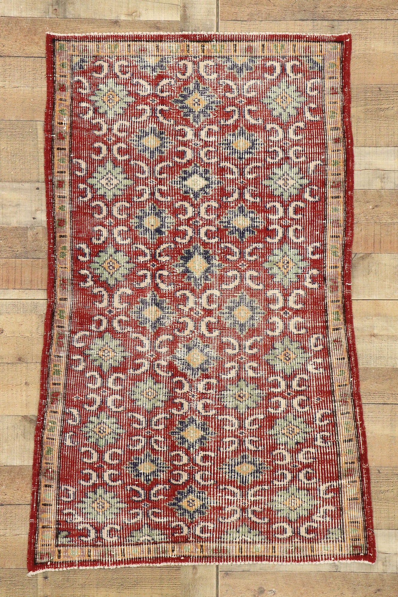 3 x 5 Zeki Muren Vintage Sivas Rug 51896