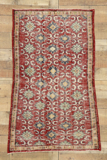 3 x 5 Zeki Muren Vintage Sivas Rug 51896