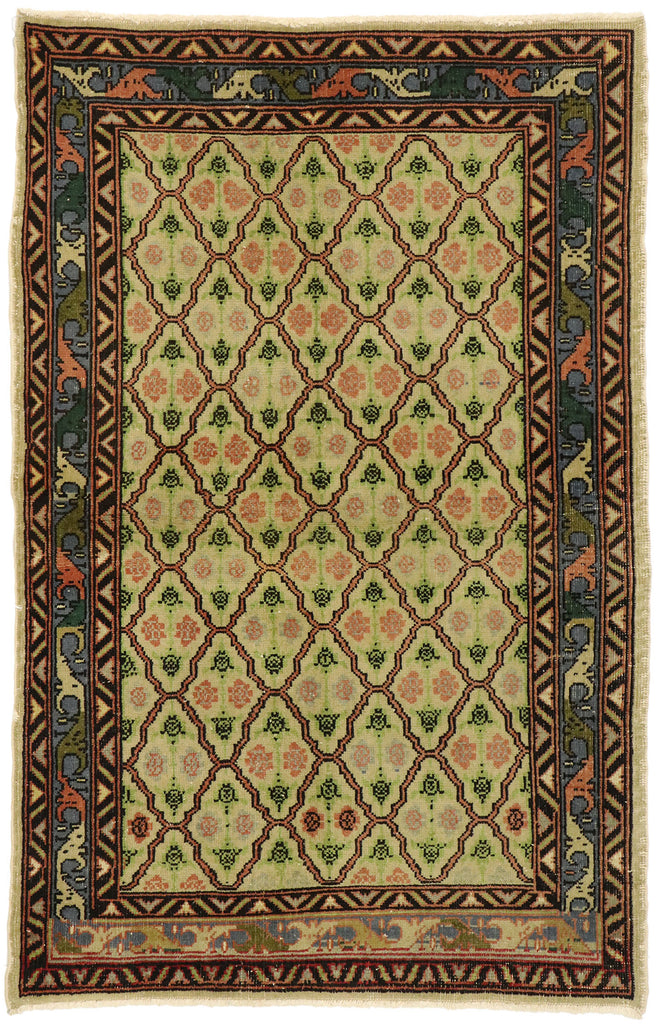 3 x 5 Vintage Turkish Sivas Rug 51897