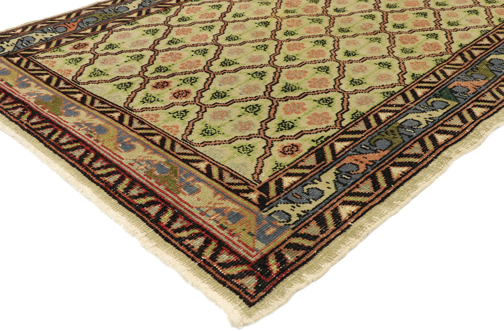 3 x 5 Vintage Turkish Sivas Rug 51897