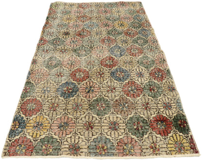 3 x 5 Vintage Turkish Sivas Rug 51898