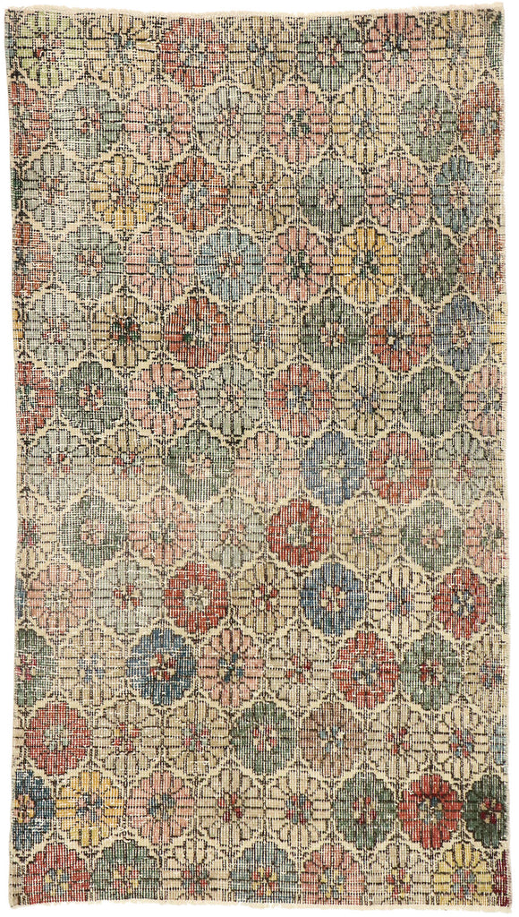 3 x 5 Vintage Turkish Sivas Rug 51898