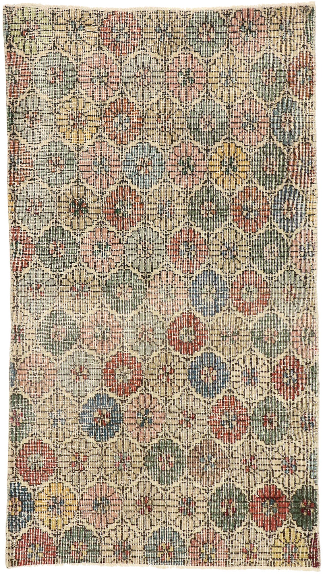 3 x 5 Vintage Turkish Sivas Rug 51898