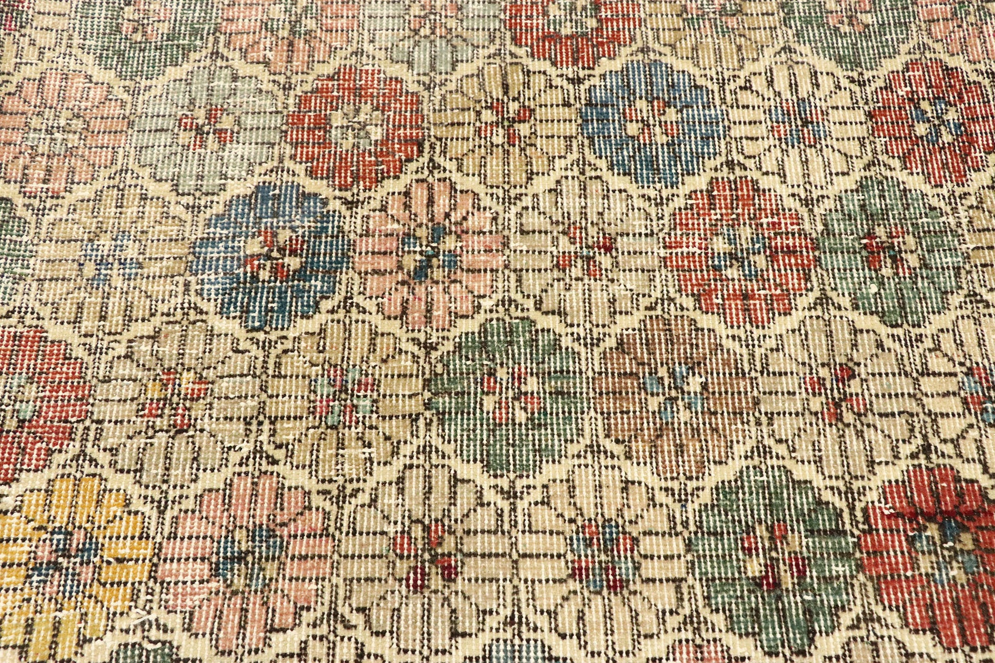 3 x 5 Vintage Turkish Sivas Rug 51898