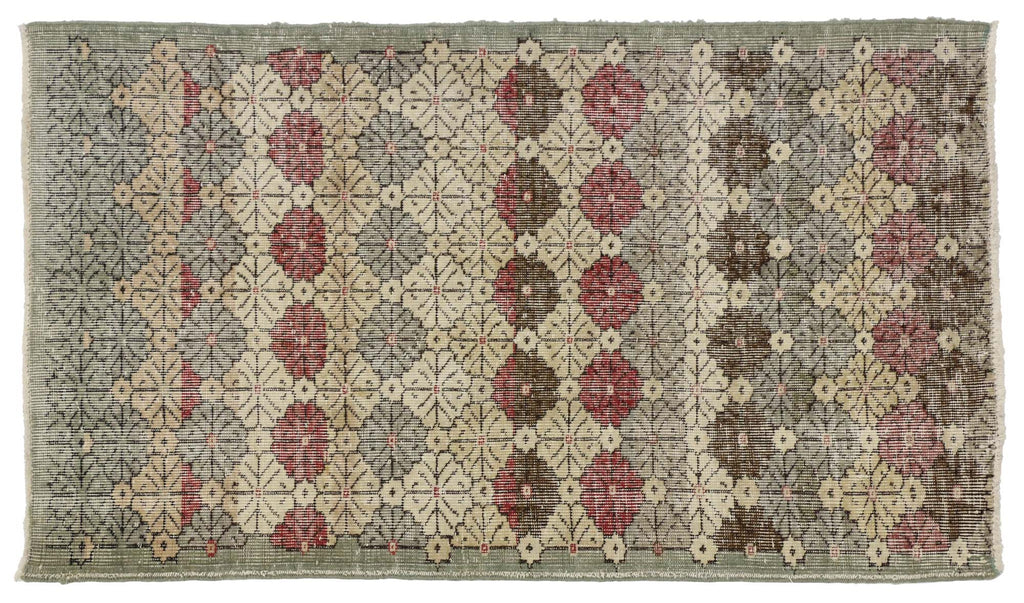 3 x 6 Vintage Turkish Sivas Rug 51904