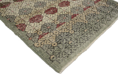 3 x 6 Vintage Turkish Sivas Rug 51904