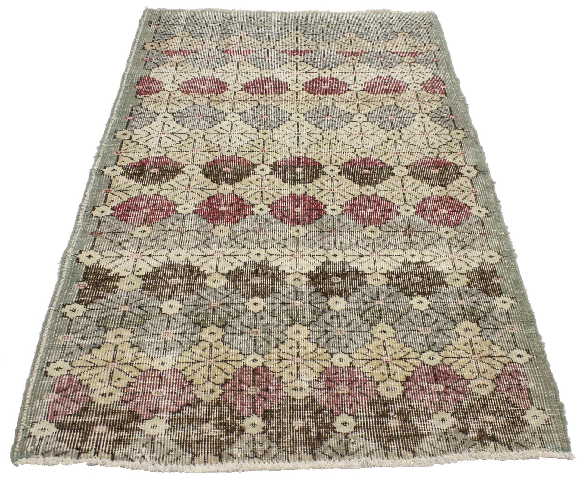 3 x 6 Vintage Turkish Sivas Rug 51904