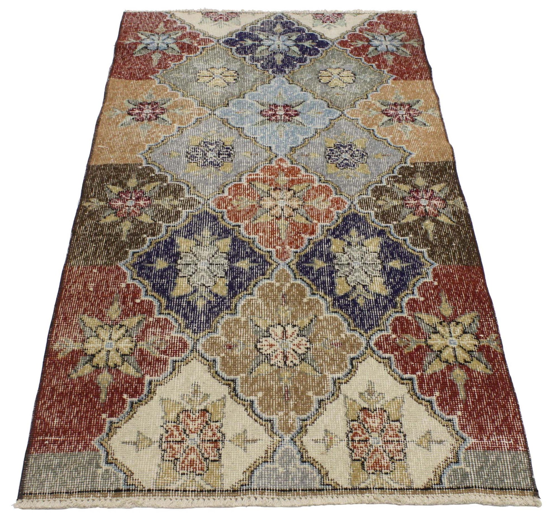 3 x 6 Vintage Turkish Sivas Rug 51906