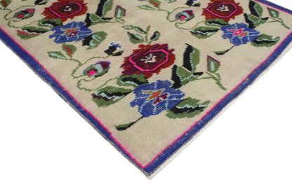 3 x 6 Vintage Turkish Sivas Rug 51908