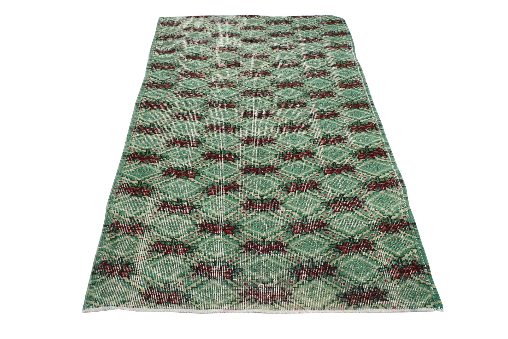 3 x 6 Vintage Turkish Sivas Rug 51911