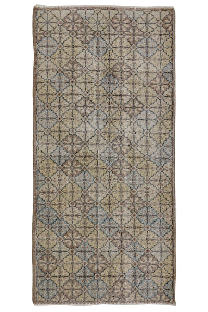 3 x 6 Vintage Turkish Sivas Rug 51912