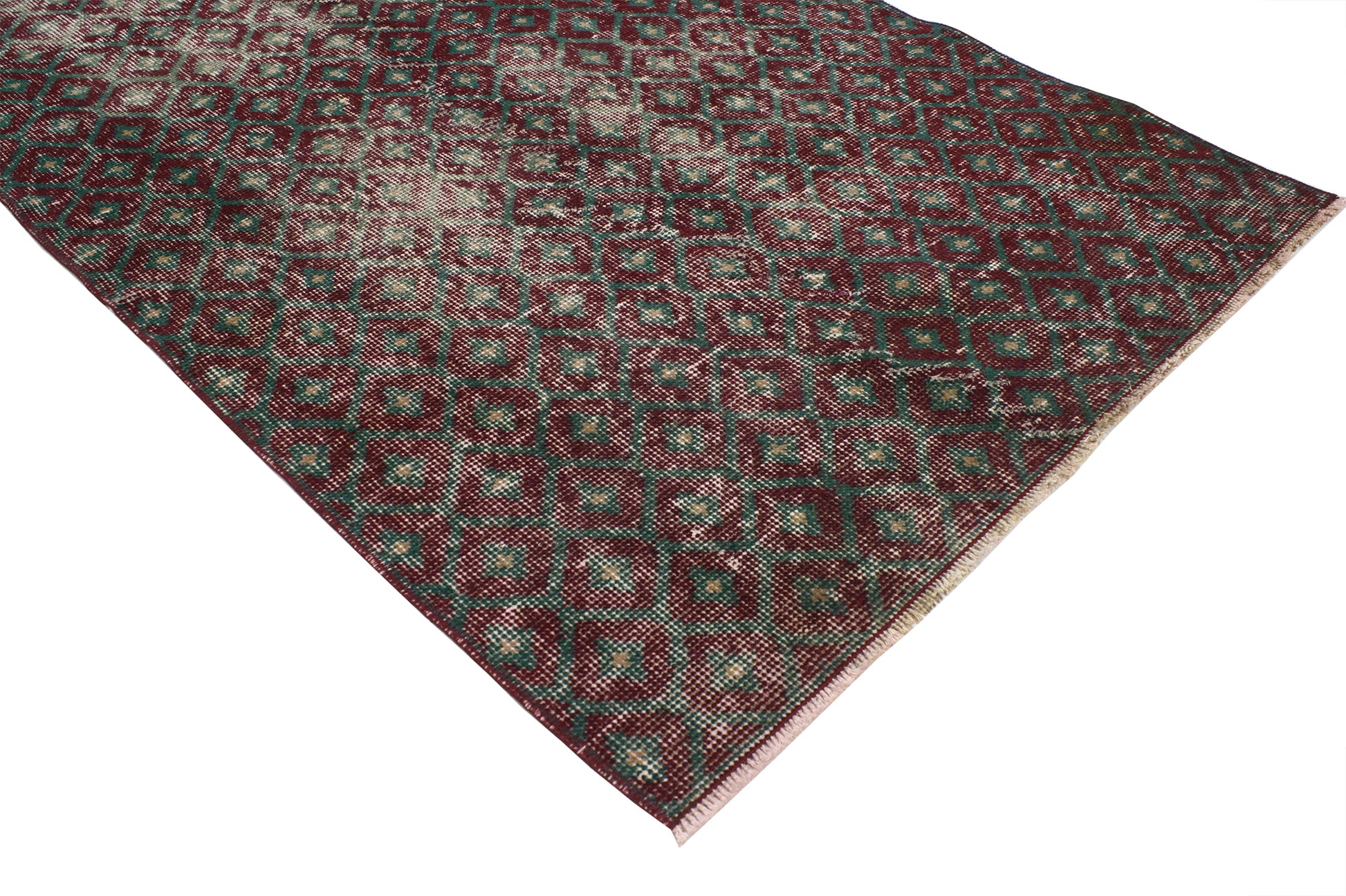 3 x 6 Vintage Turkish Sivas Rug 51915