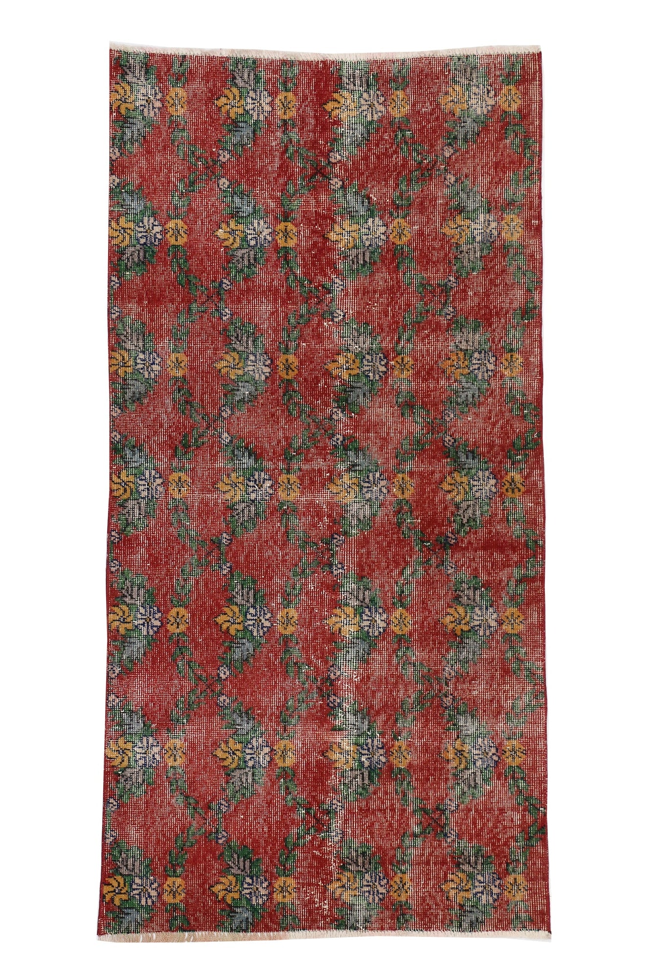 3 x 6 Vintage Turkish Sivas Rug 51917