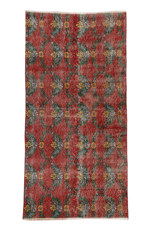 3 x 6 Vintage Turkish Sivas Rug 51917