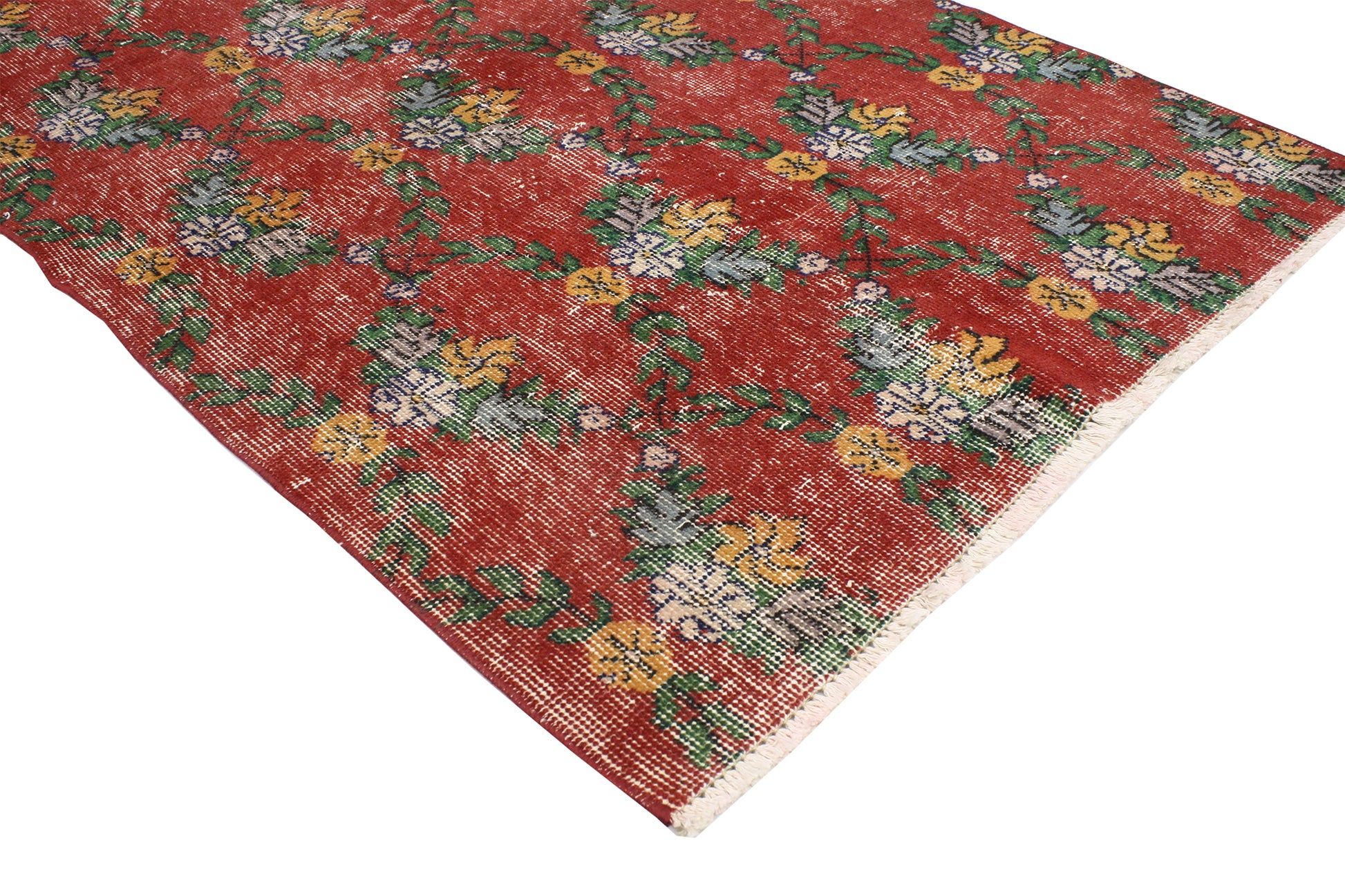 3 x 6 Vintage Turkish Sivas Rug 51917