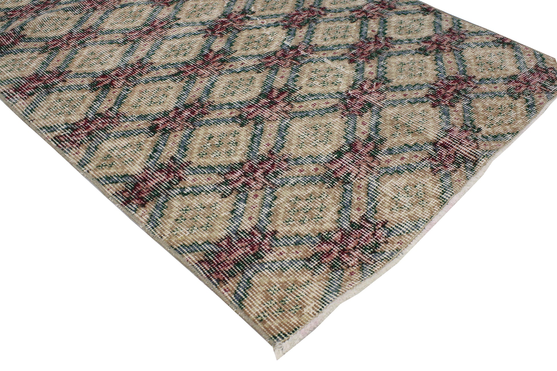 3 x 6 Vintage Turkish Sivas Rug 51920