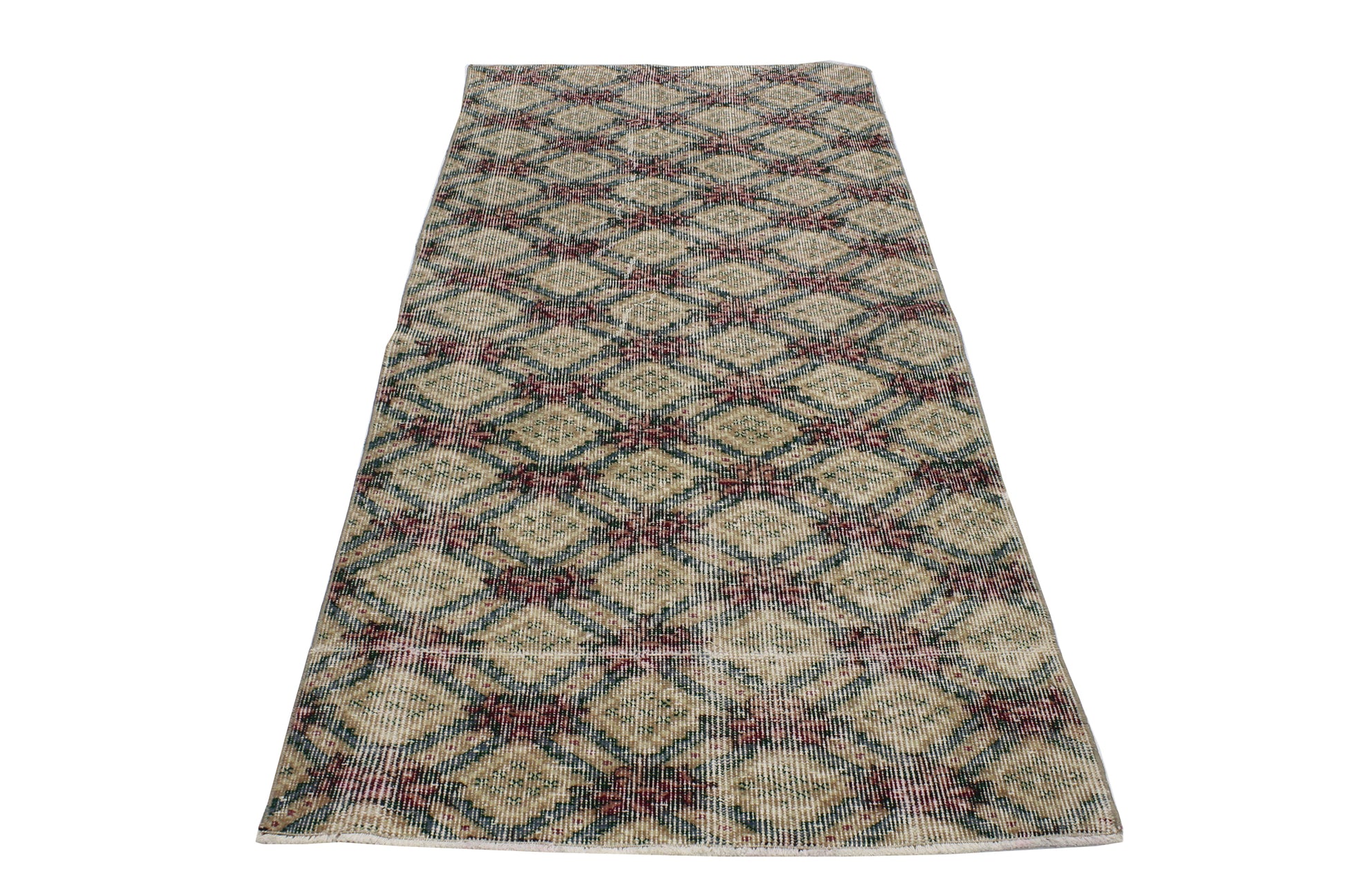 3 x 6 Vintage Turkish Sivas Rug 51920