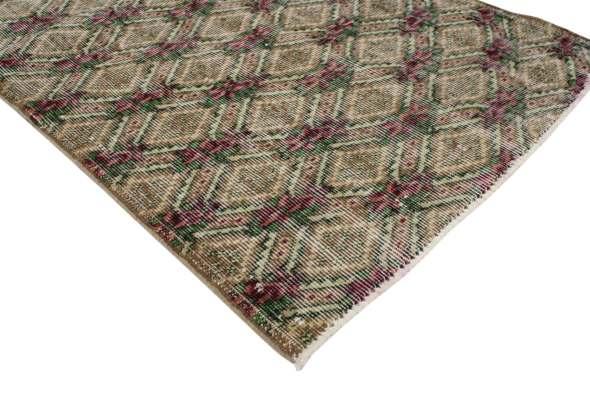 3 x 6 Vintage Turkish Sivas Rug 51921