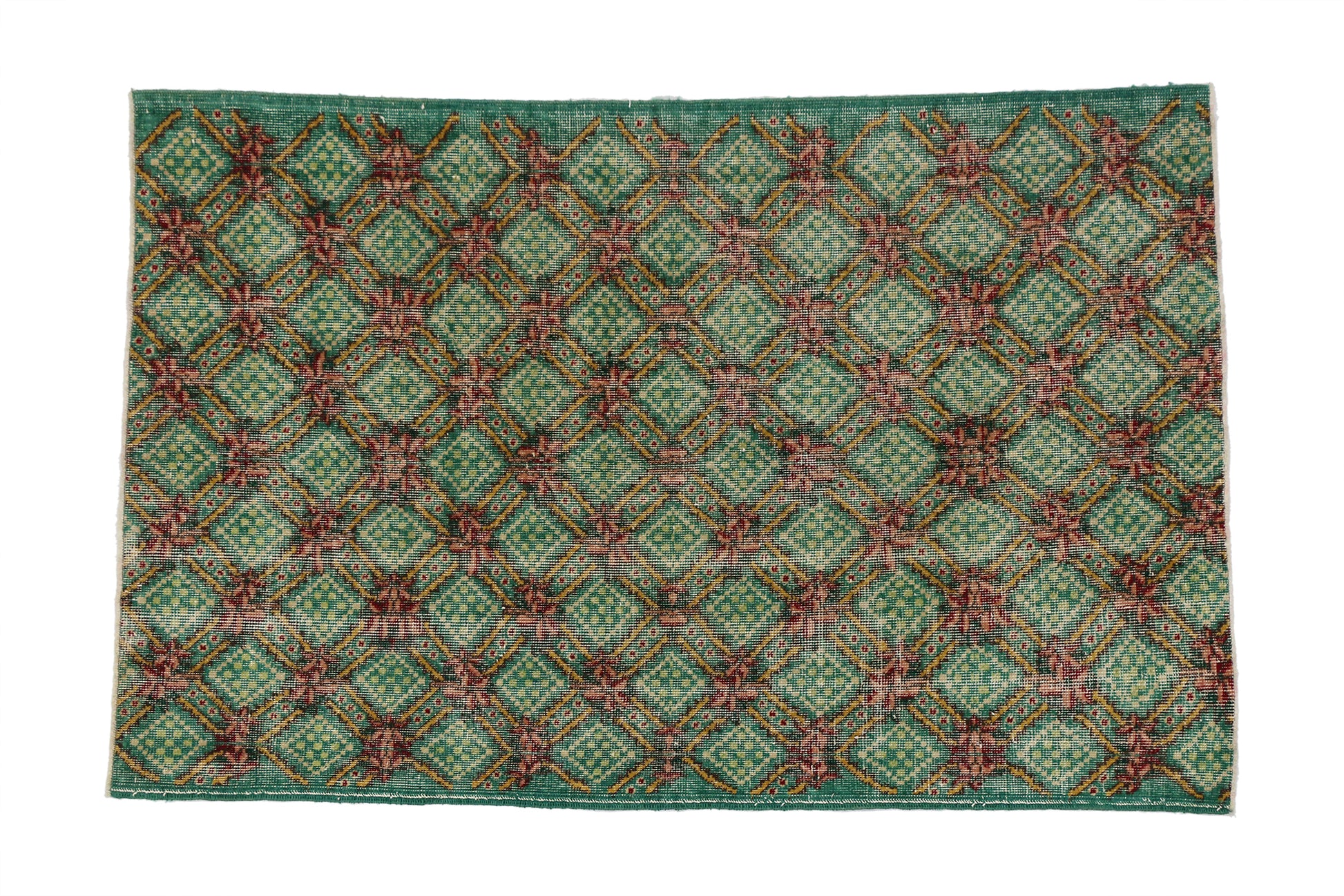 4 x 6 Vintage Turkish Sivas Rug 51936