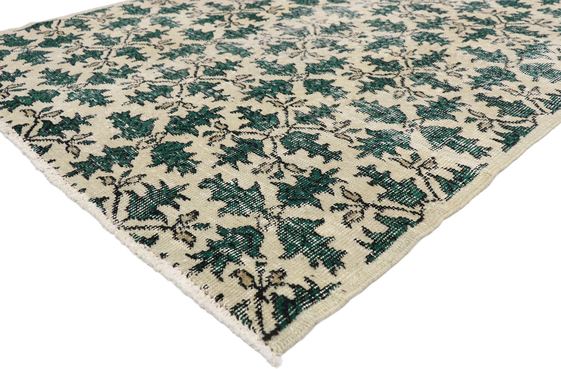 4 x 7 Vintage Turkish Sivas Rug 51938