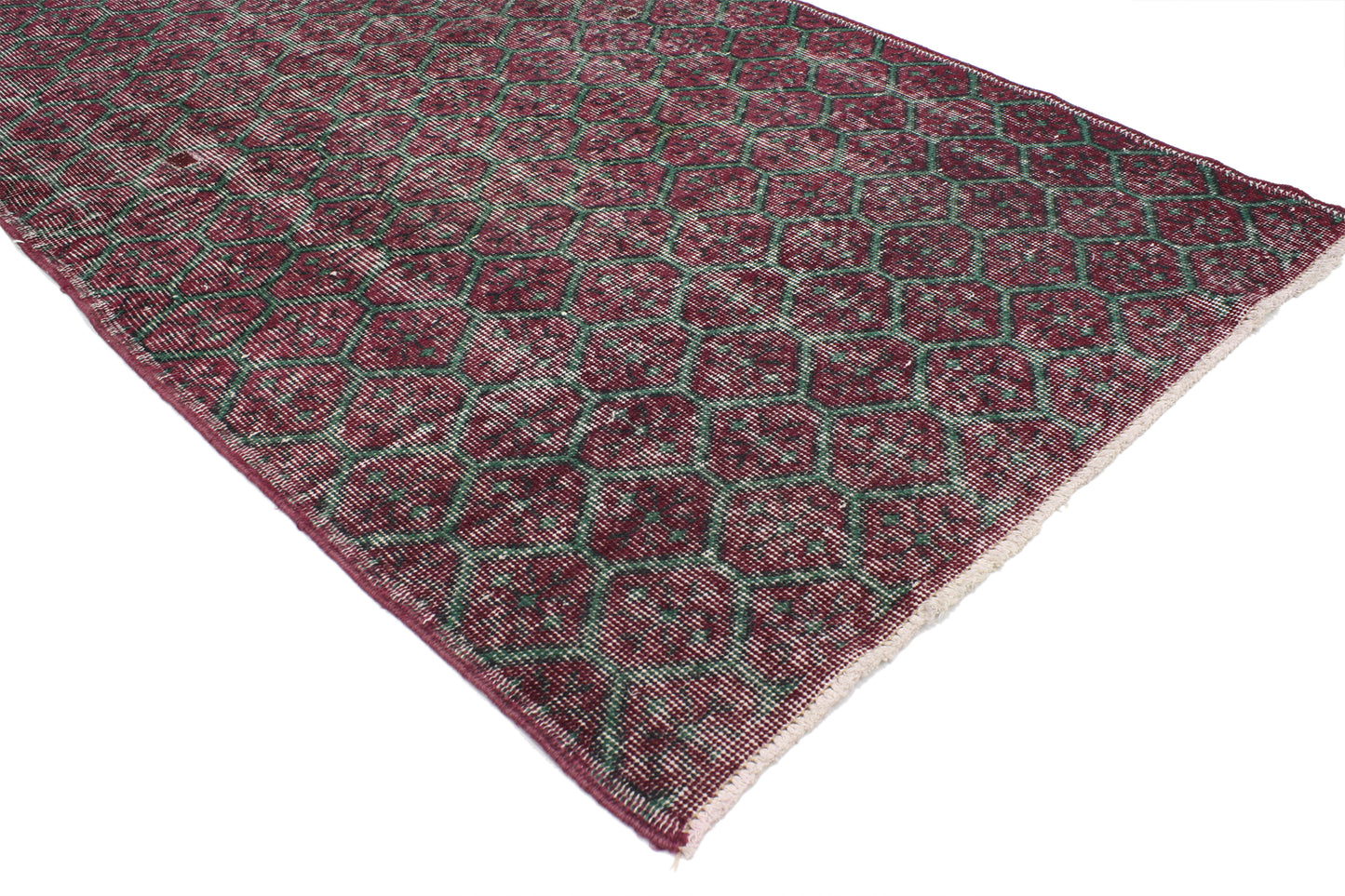 3 x 7 Vintage Turkish Sivas Rug 51939