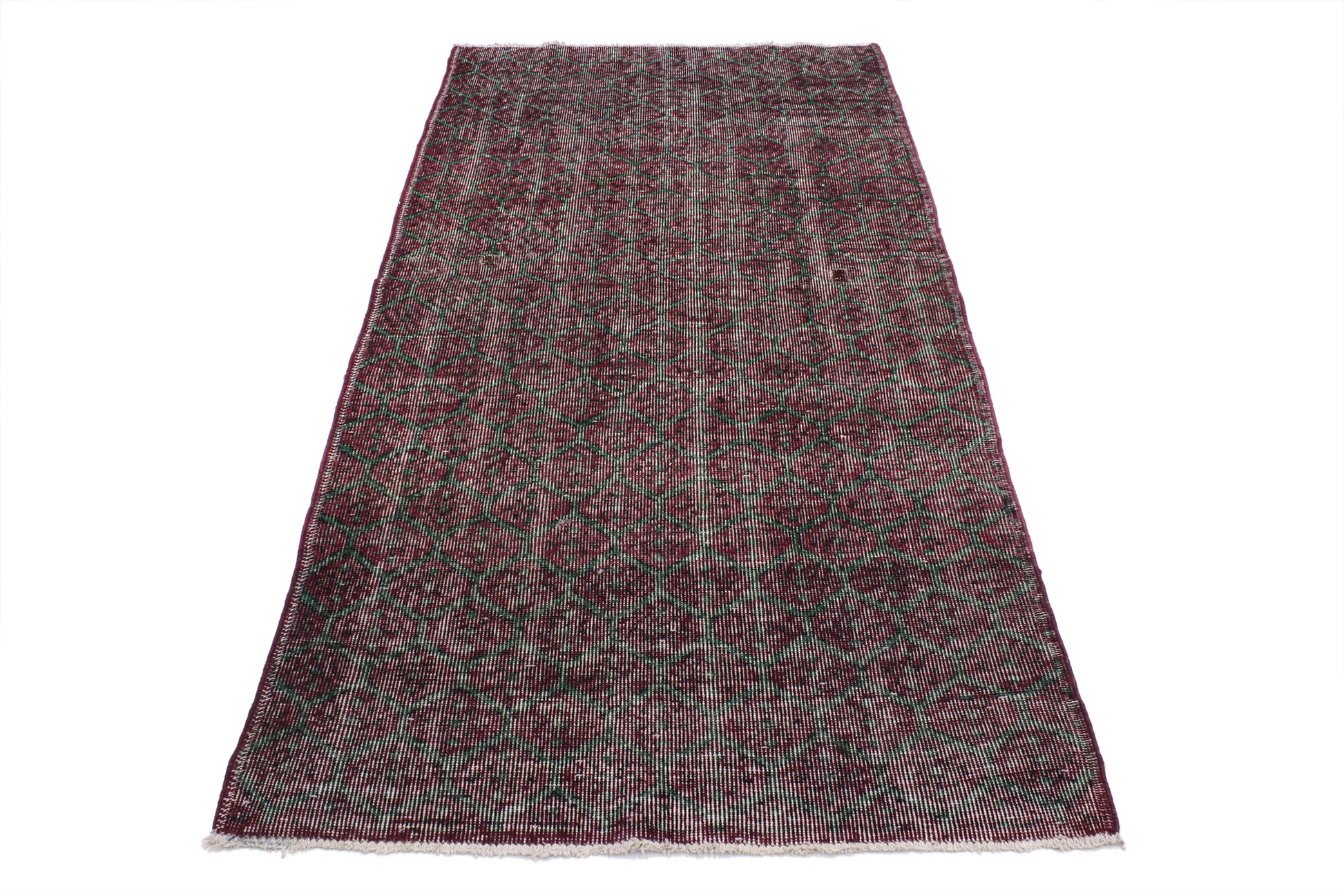 3 x 7 Vintage Turkish Sivas Rug 51939