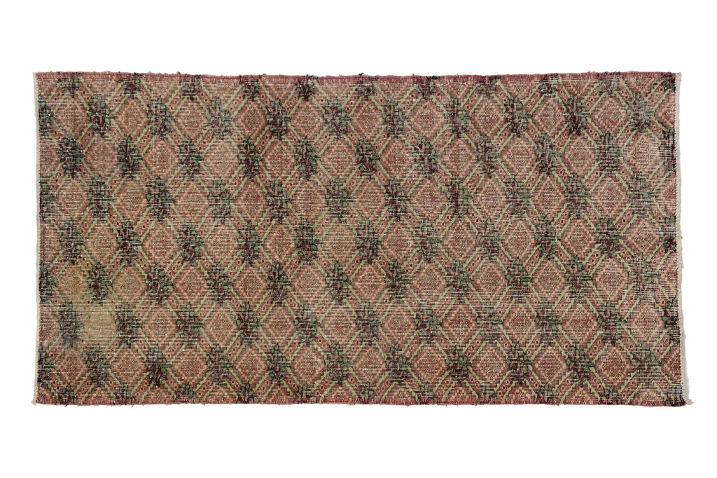3 x 7 Vintage Turkish Sivas Rug 51942