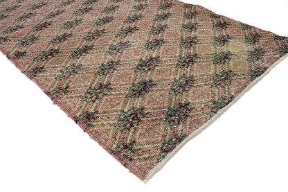 3 x 7 Vintage Turkish Sivas Rug 51942