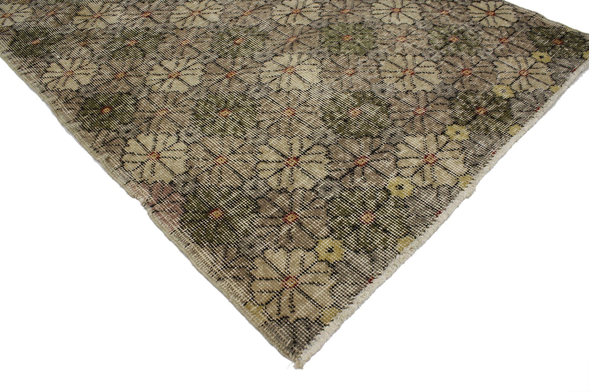 3 x 6 Vintage Turkish Sivas Rug 51951