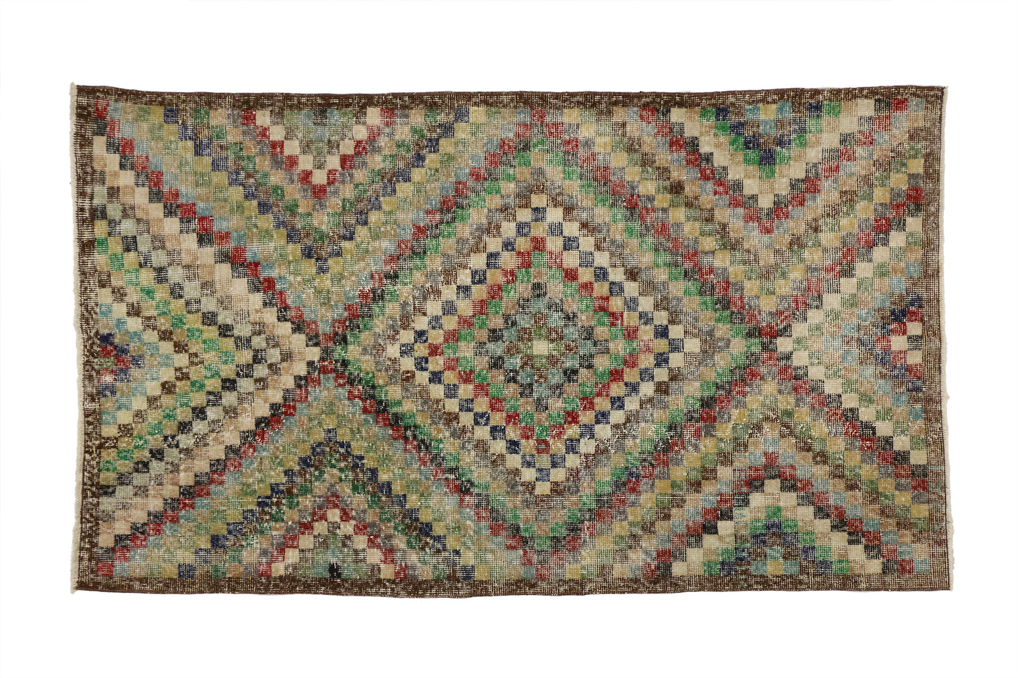 4 x 7 Vintage Turkish Sivas Rug 51953