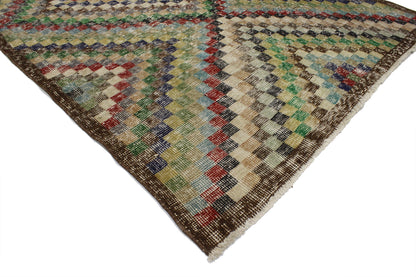 4 x 7 Vintage Turkish Sivas Rug 51953