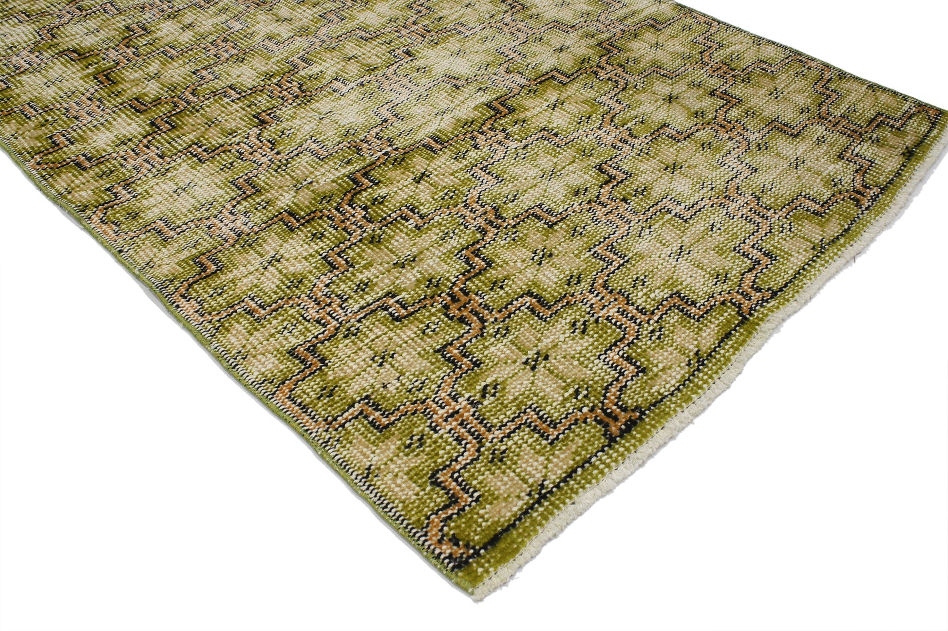 3 x 7 Vintage Turkish Sivas Rug 51956