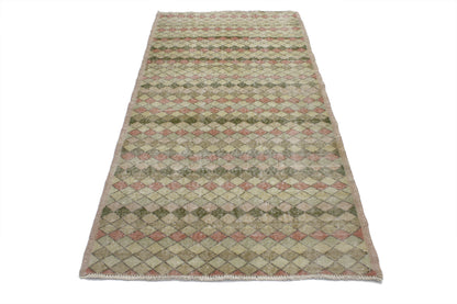 3 x 7 Vintage Turkish Sivas Rug 51958