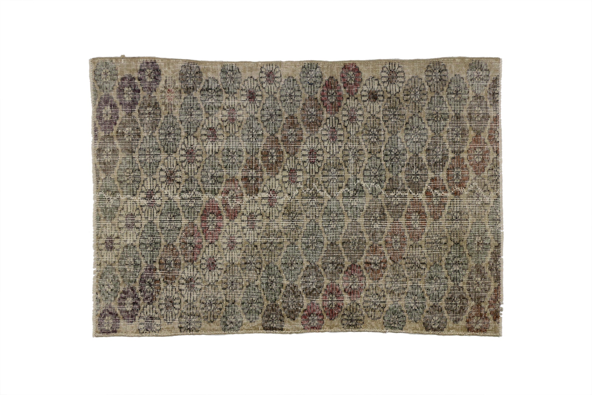 4 x 6 Vintage Turkish Sivas Rug 51960