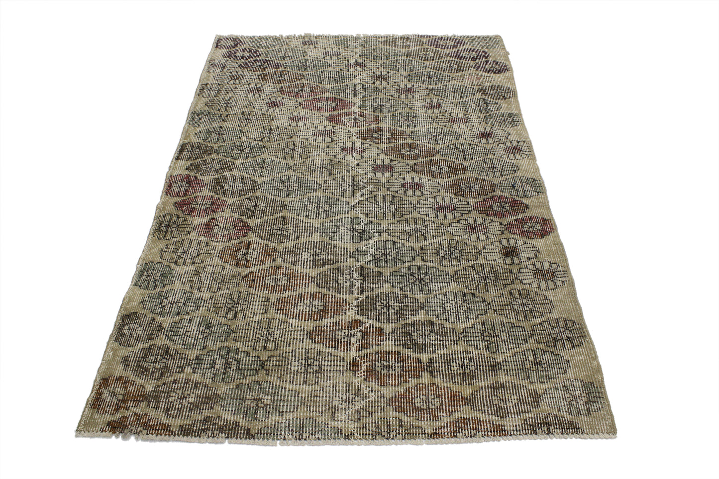 4 x 6 Vintage Turkish Sivas Rug 51960
