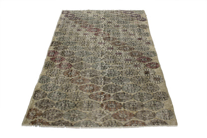 4 x 6 Vintage Turkish Sivas Rug 51960