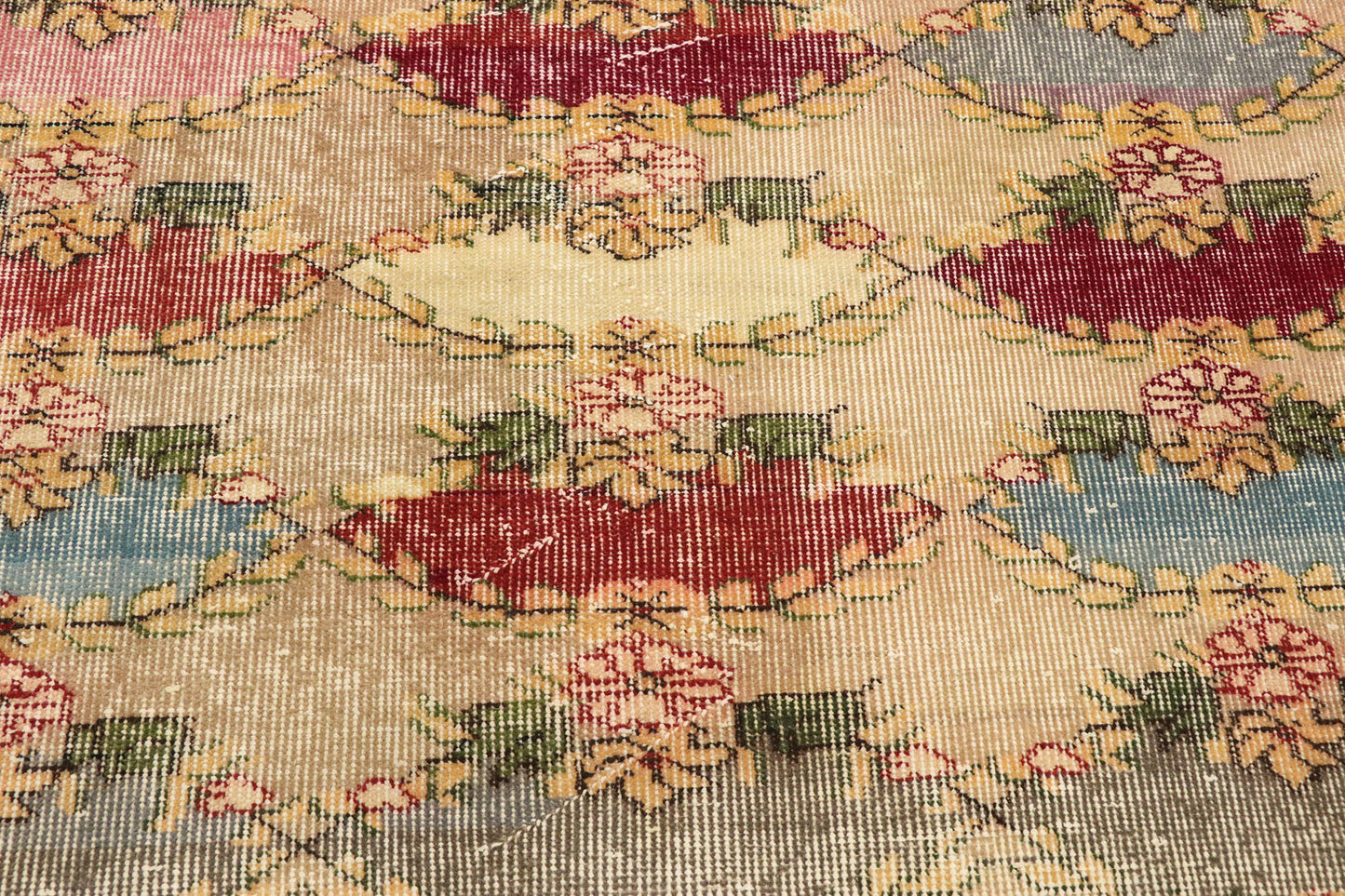 4 x 7 Zeki Muren Vintage Sivas Rug 51964