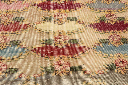 4 x 7 Zeki Muren Vintage Sivas Rug 51964