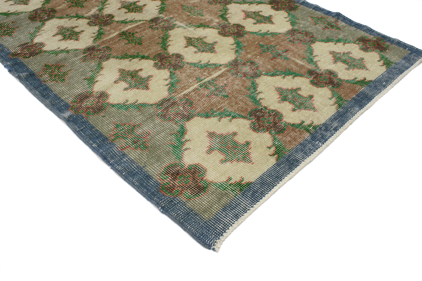 3 x 6 Vintage Turkish Sivas Rug 51965