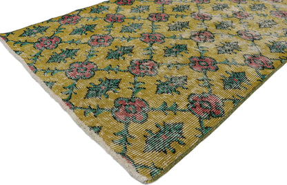 3 x 7 Vintage Turkish Sivas Rug 51966