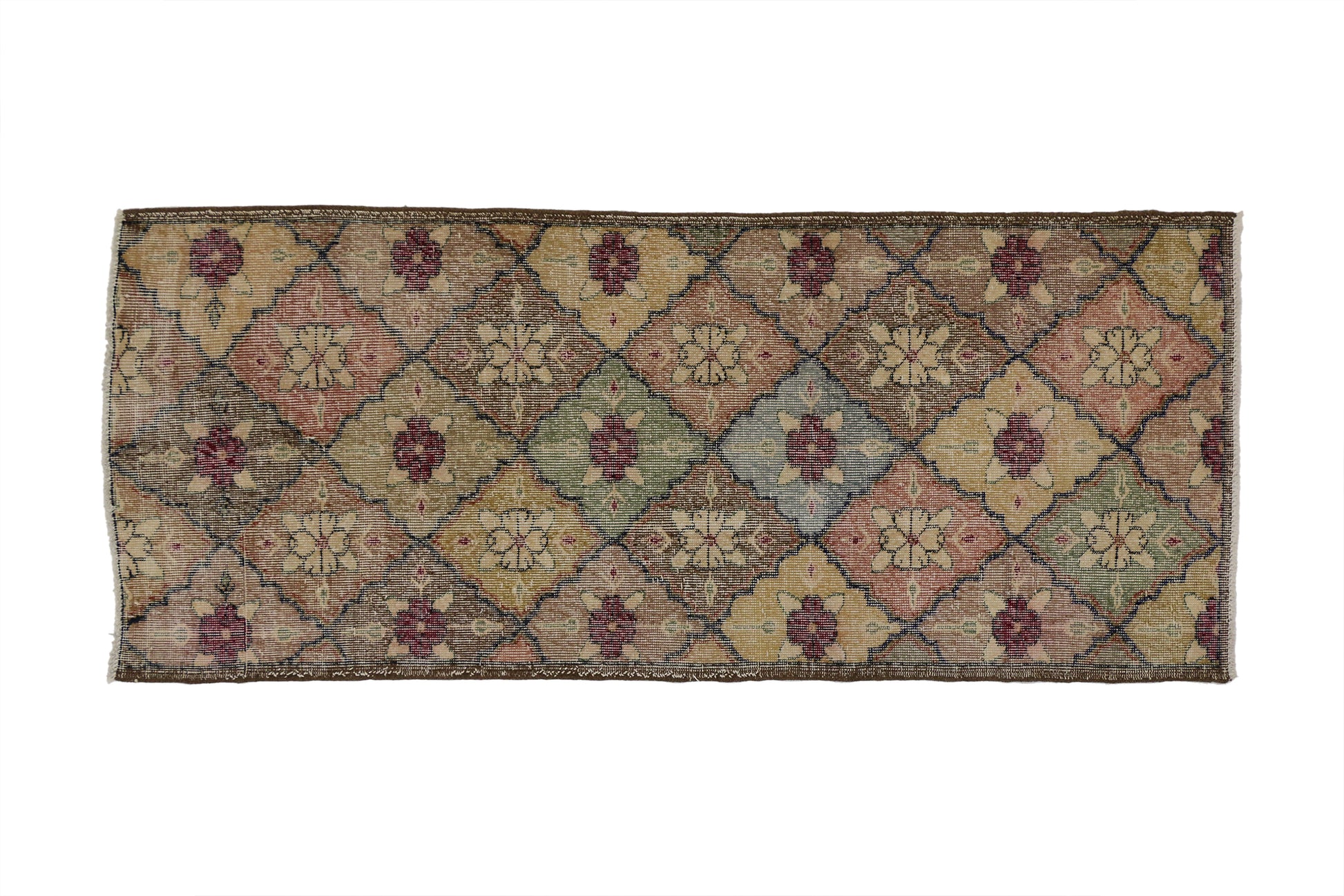 3 x 7 Vintage Turkish Sivas Rug 51968